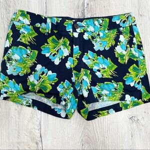 Merona Navy Blue Floral Shorts Sz 2